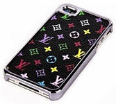 Накладка LOUIS VUITTON для iPhone 4/ iPhone 4s черные логотипы (51611 ― РеГистраторы.Post Production Union