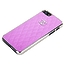 Накладка CHANEL для iPhone 5 серебряная c отделкой розовой кожей